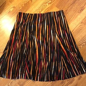 Swingy Midi skirt with hidden elastic waist 2X